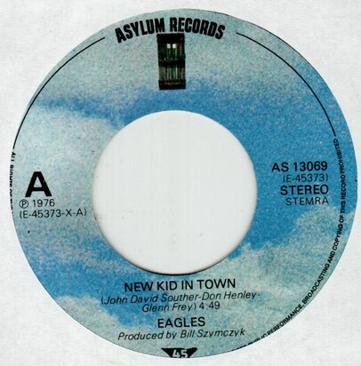 The Eagles - New kid in town + Victim of love (Vinylsingle)