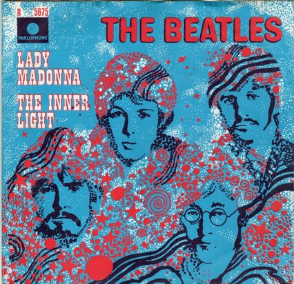 The Beatles - Lady Madonna + The Inner light (Vinylsingle)