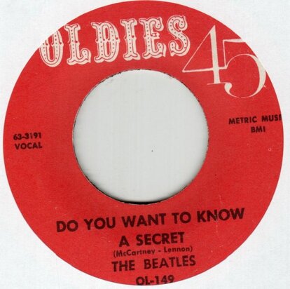 The Beatles - Do you want to know a secret + Thank you girl (Vinylsingle)
