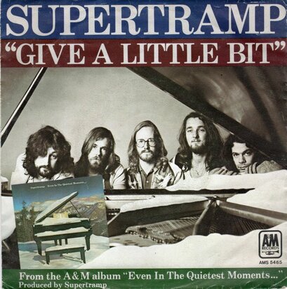 Supertramp - Give a little bit + Downstream (Vinylsingle)