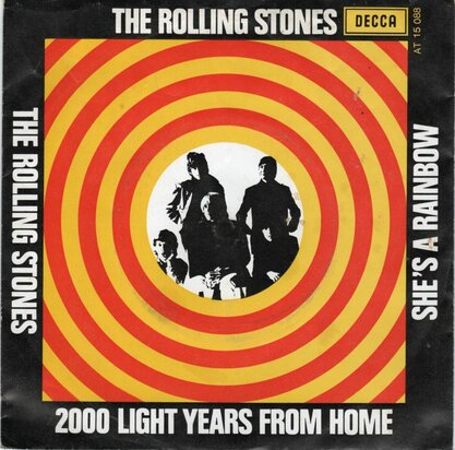 Rolling Stones - She's a rainbow + 2000 lightyears from home (Vinylsingle)