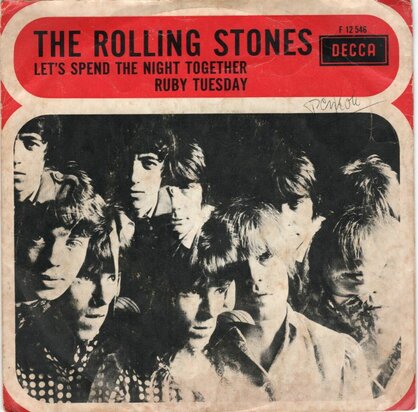 Rolling Stones - Let's spend the night together + Ruby Tuesday (Vinylsingle)