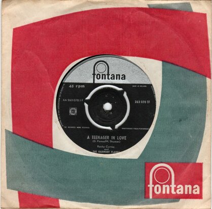 Rocky Curtiss and the Harmony Flames - A Teenager In Love + Dream Lover (Vinylsingle)