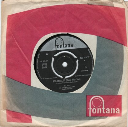 Ria Valk - Boe-Babaloe + Gooi toch dat pistool weg (Vinylsingle)