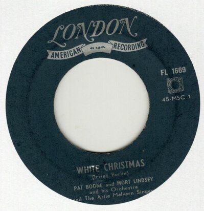 Pat Boone - White Christmas + Jingle bells (Vinylsingle)