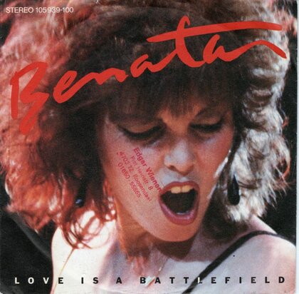Pat Benatar - Love is a battlefield + Hell is for children (Vinylsingle)