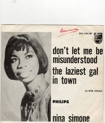 Nina Simone - Don't Let Me Be Misunderstood + The Laziest Gal In Town (Vinylsingle)