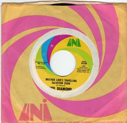 Neil Diamond - Brother love's travelling salvation show + A modern day (Vinylsingle)