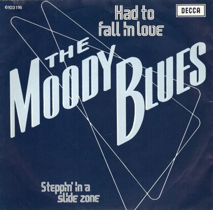 Moody Blues - Had to fall in love + Steppin'in a slide zone (Vinylsingle)