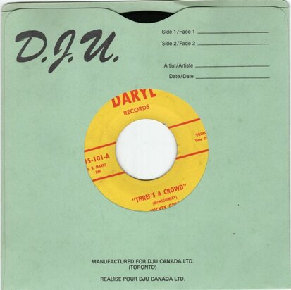 Mickey Gilley - Three's A Crowd + What Have I Done (Vinylsingle)