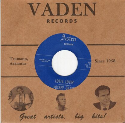 Mickey Gilley - Lotta Lovin' + I Miss You So (Vinylsingle)