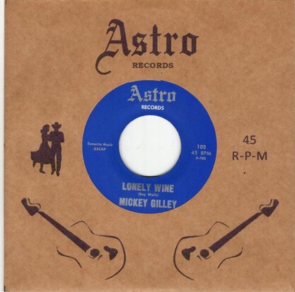 Mickey Gilley - Lonely Wine + Down The Line (Vinylsingle)