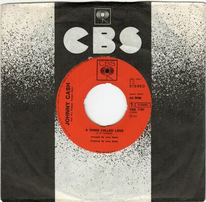 Johnny Cash - A thing called love + Daddy (Vinylsingle)