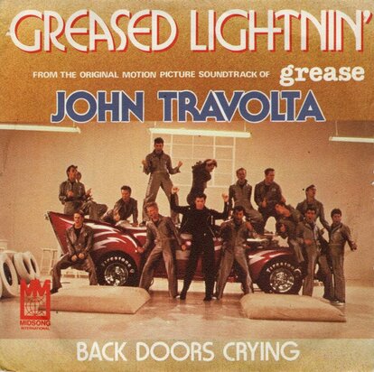 John Travolta - Greased lightin' + Back doors cryin' (Vinylsingle)