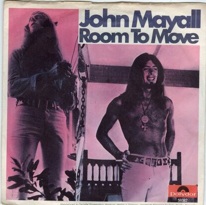 John Mayall - Room to move + Saw mill gulch road (Vinylsingle)