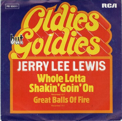 Jerry Lee Lewis - Whole lotta shakin' goin' on + Great balls of fire (Vinylsingle)