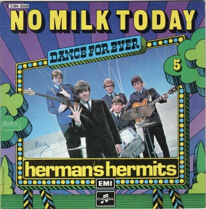 Herman's Hermits - No milk today + My reservation's been confirmed (Vinylsingle)
