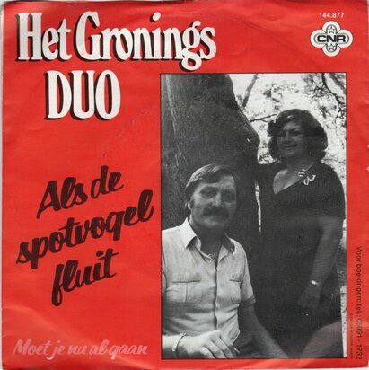 Gronings Duo - Als de spotvogel fluit + Moet je nu al gaan (Vinylsingle)