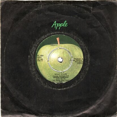 George Harrison - What is life + Apple scrufs (Vinylsingle)