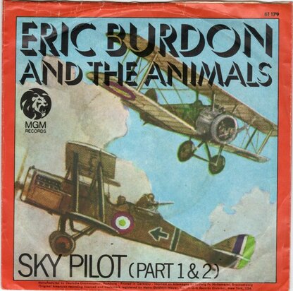 Eric Burdon & Animals - Sky pilot + (part II) (Vinylsingle)