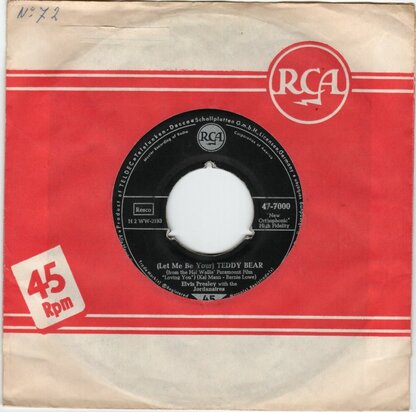 Elvis Presley - Teddy Bear + Loving you (Vinylsingle)