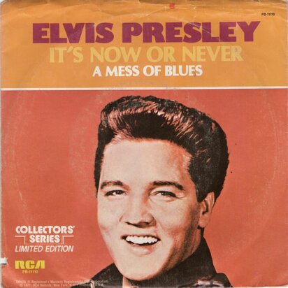 Elvis Presley - It's now or never + A mess of blues (Vinylsingle)