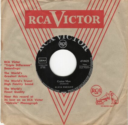 Elvis Presley - Guitar man + Hi heel sneakers (Vinylsingle)