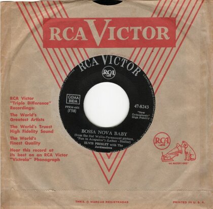 Elvis Presley - Bossa Nova Baby + Witchcraft (Vinylsingle)