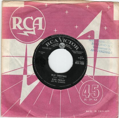 Elvis Presley - Blue Christmas + White Christmas (Vinylsingle)
