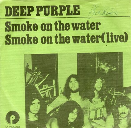Deep Purple - Smoke on the water + (live) (Vinylsingle)