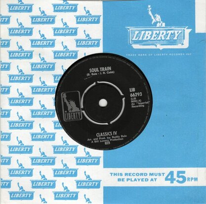 Classics IV - Soul train + Strange changes (Vinylsingle)