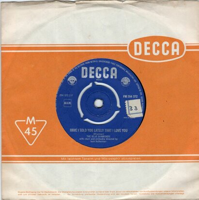 Blue Diamonds - Have I told you lately + Down by the riverside (Vinylsingle)