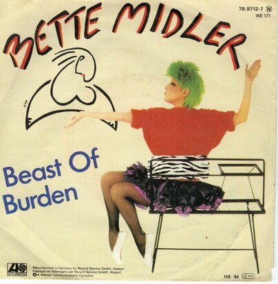 Bette Midler - Beast of burden + Come back. Jimmy Dean (Vinylsingle)