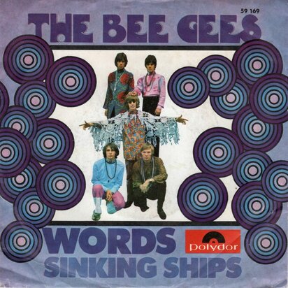 Bee Gees - Words + Sinking ships (Vinylsingle)