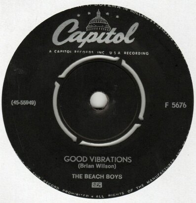 Beach Boys - Good vibrations + Let's go away for a while (Vinylsingle)