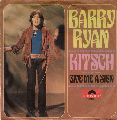 Barry Ryan - Kitsch + Give me a sign (Vinylsingle)
