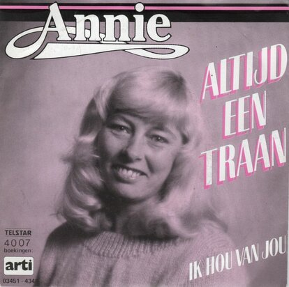 Annie - Altijd een traan + Ik hou van jou (Vinylsingle)