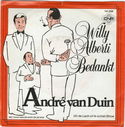 Andre van Duin - Willy Alberti bedankt + Wie van de drie (Vinylsingle)