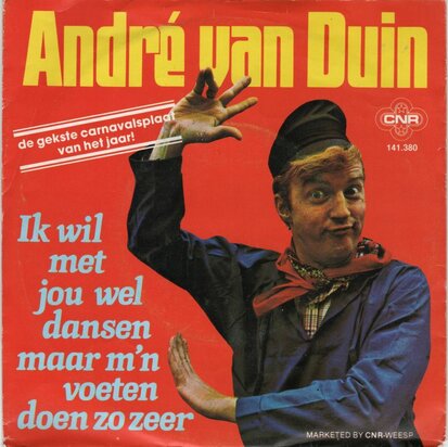 Andre van Duin - Ik wil met jou wel dansen + ta ta ta ta (Vinylsingle)