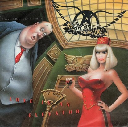 Aerosmith - Love in an elevator + Young lust (Vinylsingle)
