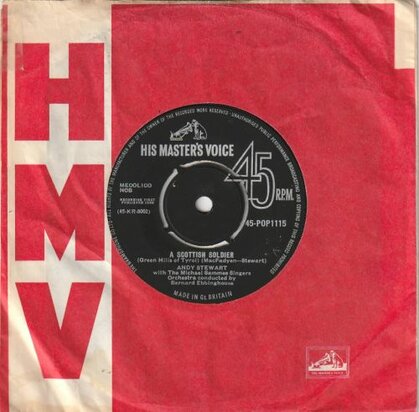 Andy Stewart - A scottish soldier + The muckin' o' Geordie's Byre (Vinylsingle)