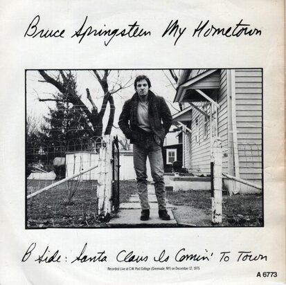 Bruce Springsteen - My hometown + Santa claus is coming to town (Vinylsingle)