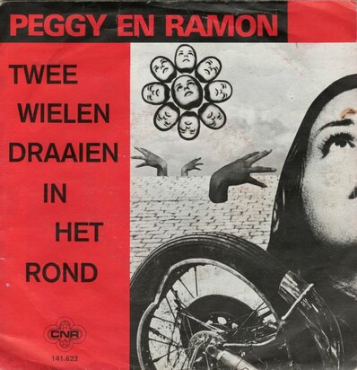Peggy en Ramon - Twee Wielen Draaien In Het Rond + De Heilsoldaat (Vinylsingle)