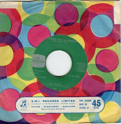 Cliff Richard - Do you want to dance + I'm lookin' out my window (Vinylsingle)