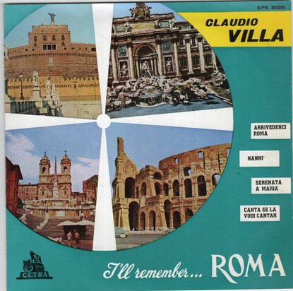 Claudio Villa - I'll Remember... Roma (EP) (Vinylsingle)