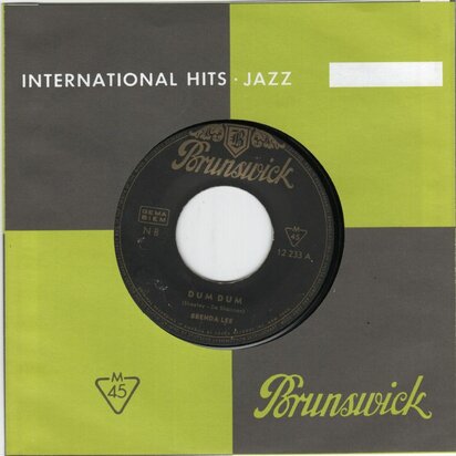 Brenda Lee - Dum dum + Eventually (Vinylsingle)