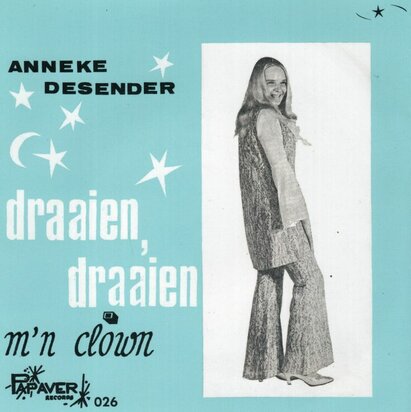 Anneke Desender - Draaien, Draaien + M'n Clown  (Vinylsingle)