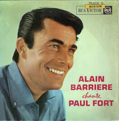 Alain Barriere - Chante Paul Fort (EP) (Vinylsingle)