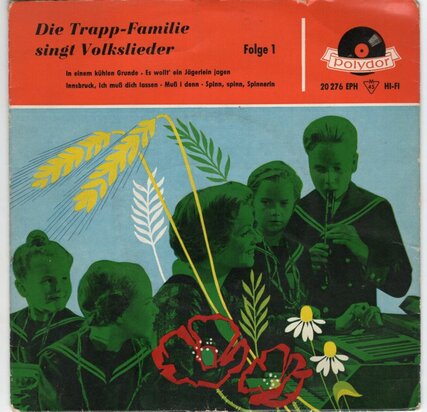 Die Trapp Familie - Die Trapp Familie Singt Volkslieder Folge 1 (EP) (Vinylsingle)