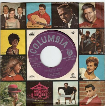 Cliff Richard - Please don't tease + Where is my heart (Vinylsingle)